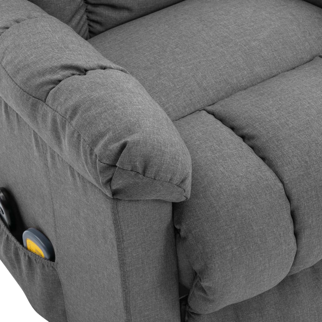 vidaXL Power Lift Recliner Electric Lift Chair for Home Theater Cinema Fabric-4