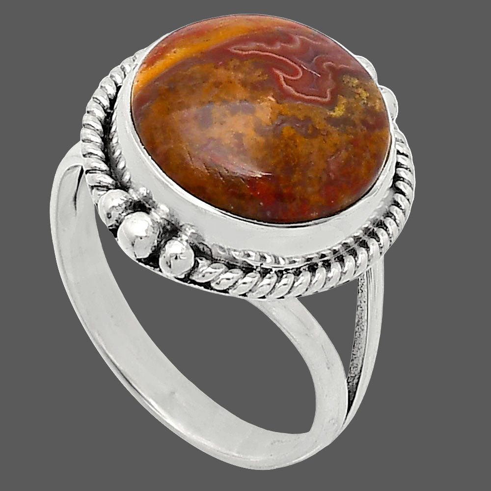 Natural Rare Cady Mountain Agate Ring size-8.5 R-1253 SDR241074-2