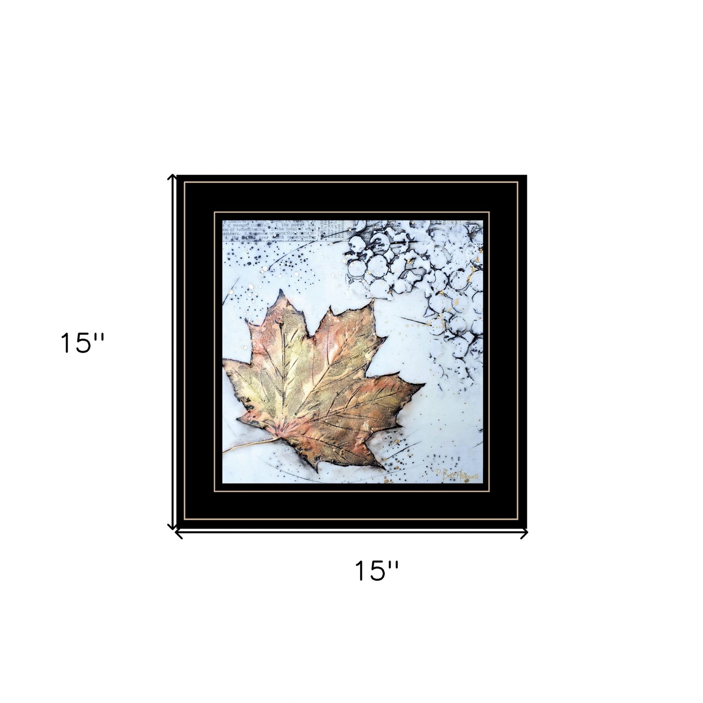 Channeling Fall 1 Black Framed Print Wall Art-4
