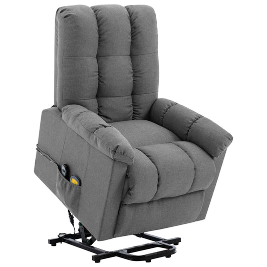 vidaXL Power Lift Recliner Electric Lift Chair for Home Theater Cinema Fabric-0
