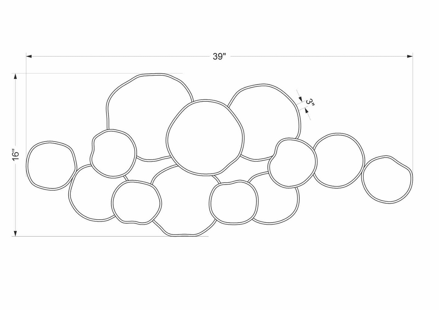 Termianak Metallic - Nickel Wall Decor-1