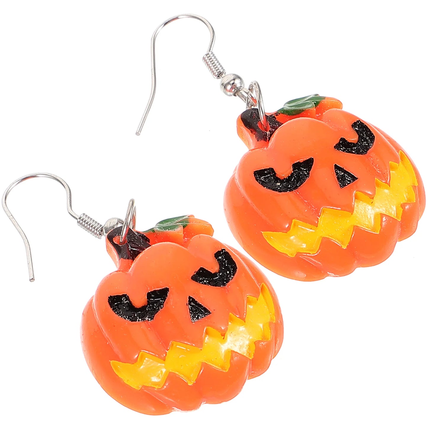 1 Pair Halloween Pumpkin Fall For Girls Party Costume Accessories Festival Cosplay Decorative Ear Jewelries Halloween Dangle
