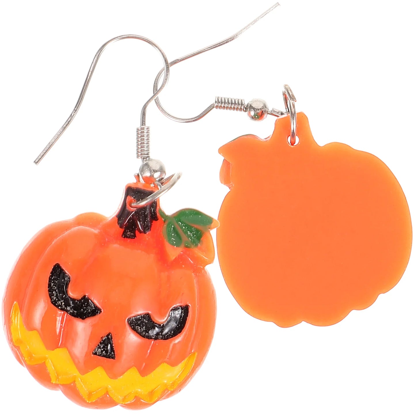 1 Pair Halloween Pumpkin Fall For Girls Party Costume Accessories Festival Cosplay Decorative Ear Jewelries Halloween Dangle